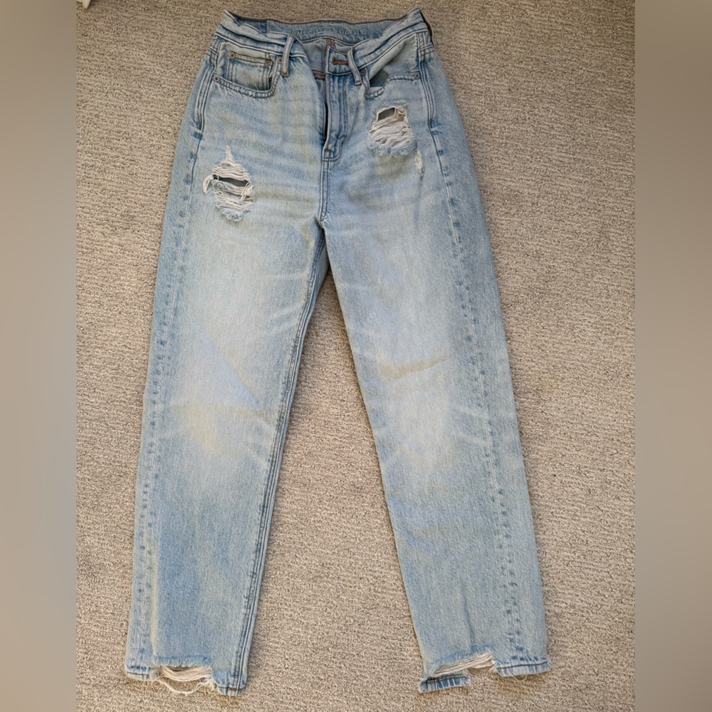 American Eagle Outfitters Blue Ripped Jeans